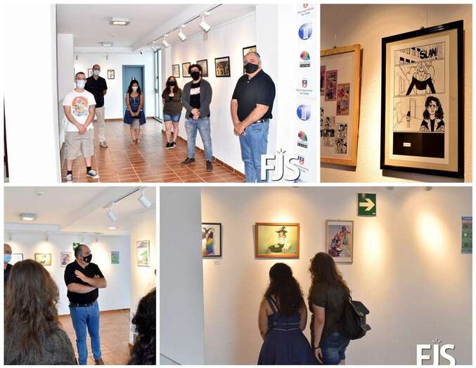 La inauguración de la exposición tuvo lugar este viernes/Francisco Javier Santana.